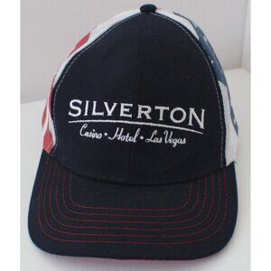 Silverton Hotel and Casino Las Vegas American Flag Mesh Back Snapback Cap